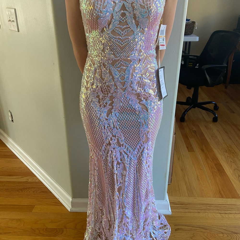Colorful prom dress - Picture 3 of 4